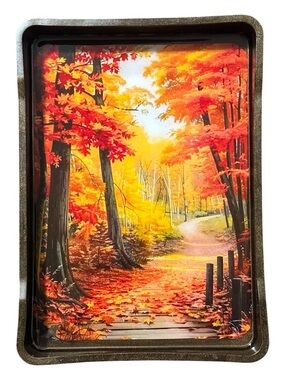 NORE'S NOVELTIES Handcrafted Decorative Serving/ Vanity Tray “FALL FORWARD”